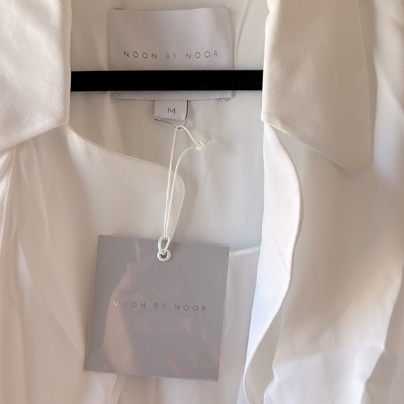 NOON BY NOOR Harry Sandwash White Trench - Picture 9 of 10